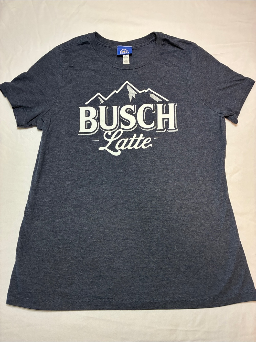 Busch Latte Women's Short Sleeve Tee - Navy Heather